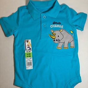 Garanimals POLO  onesie 6-9M